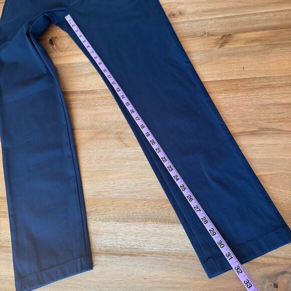 Club Monaco Connor Tech Pant Mens 31X32 Navy Blue Tapered Slim Pants Stretch - Picture 14 of 16